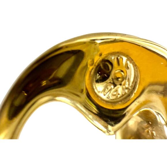 14k Gold Panther Slide Pendant on 18" Omega Flat Chain OTC 22.2g - Picture 4 of 12